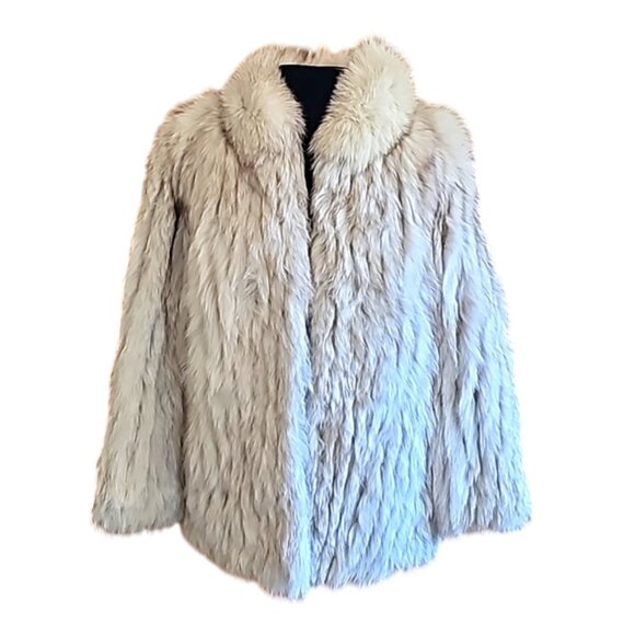 Vintage SAGA FOX genuine fur jacket excellent rarely worn soft warm elegant - Picture 2 of 14